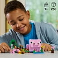 thumbnail image 2 of LEGO Minecraft The Baby Pig House Building Toy, 238 pcs., 2 of 6