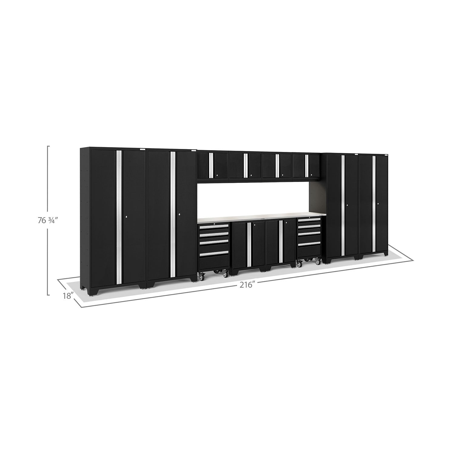 NewAge Products Bold Series 14 Piece Cabinet Set, 216