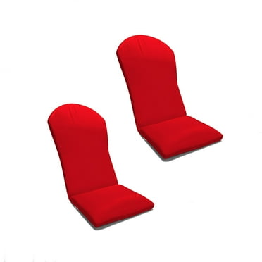 Outdoor 19.5" x 49.5" Adirondack Chair Cushions, Set of 2