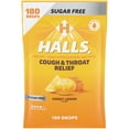 thumbnail image 1 of Halls Relief Honey Lemon Sugar-Free Cough Drops Value Pack, 180 ct., 1 of 14