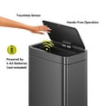 thumbnail image 4 of EKO Matte Stainless Steel Motion Sensor Kitchen Trash Can 13.2 Gallon, 4 of 9