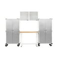 thumbnail image 1 of Seville Classics UltraHD 5-Piece Steel Garage Cabinet Storage Set With Height Adjustable Workbench, 10' Wide, 1 of 3