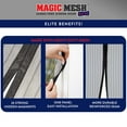 thumbnail image 6 of Magic Mesh Elite 83” x 39” Hands Free Magnetic Screen Door, 6 of 6