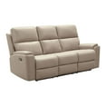 thumbnail image 6 of Everett 3-Piece Top-Grain Leather Manual Reclining Set, Assorted Colors, 6 of 17