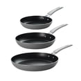 thumbnail image 4 of Tramontina 3-Piece Frying Pan Set with Nonstick Interior, Assorted Colors, 4 of 12