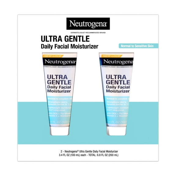 Neutrogena Ultra Gentle Daily Facial Moisturizer, 3.4 fl. oz., 2 pk.