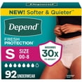 thumbnail image 3 of Depend Fresh Protection Incontinence Underwear for Women, Choose Size, 3 of 11