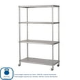 thumbnail image 7 of Member’s Mark Home 4-Tier Steel Shelving with Shelf Liners, 36" W x 14" D x 56.5" H, 7 of 18