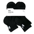 thumbnail image 3 of Under Armour 6-Pack Cotton Quarter Sock, 3 of 4