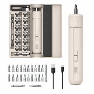 TINKR Cordless Electric Screwdriver Set with Adjustable Torque