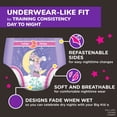 thumbnail image 6 of Pull-Ups Night-Time Potty Training Pants for Girls, Sizes 2T-4T, 6 of 13