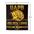 thumbnail image 7 of Logo Brands Arkansas-Pine Bluff Golden Lions 60"x70" Super Plush Blanket, 7 of 7