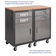 thumbnail image 13 of Seville Classics UltraHD Interlocking 2-Drawer Rolling Storage Cabinet, 20"W x 18"D x 34.5”H, 13 of 20
