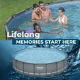 thumbnail image 9 of Bestway Power Steel 18’ x 48” Round Above Ground Pool Set, 9 of 13