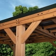 thumbnail image 3 of Backyard Discovery 20' x 12' Kingsport Cedar Carport, 3 of 12