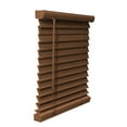 thumbnail image 2 of Richcraft Collections 2-Inch Faux Wood Blind, Walnut, 39.5-Inch Width x 48-Inch Length, 2 of 6