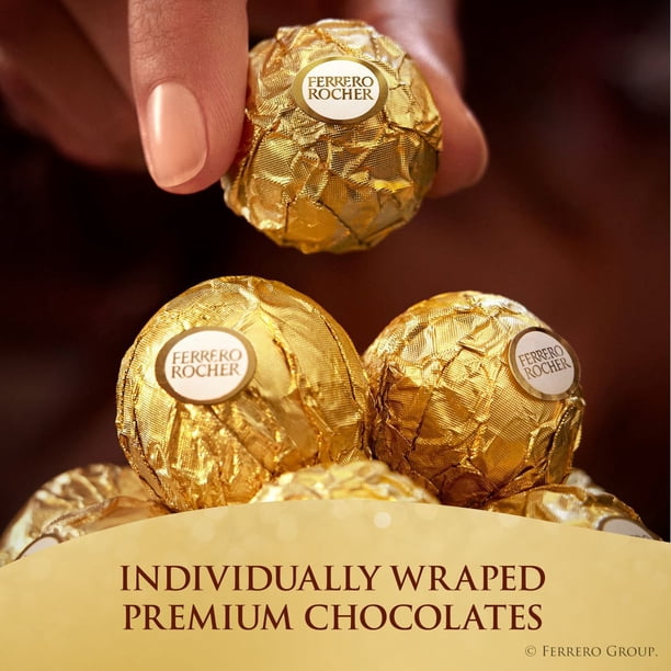 Ferrero Rocher Premium Milk Chocolate Hazelnut, 48 ct. - Samsclub.com