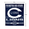 thumbnail image 7 of Logo Brands Covington High School 60"x70" Super Plush Blanket, 7 of 7