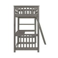 thumbnail image 11 of Maxson Twin Loft Bed With Desk And Bookshelf, Gray Finish, 11 of 13