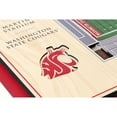 thumbnail image 4 of YouTheFan Washington State Cougars 17"x13" 3D 5 Layer Stadium View Wall Art, 4 of 5