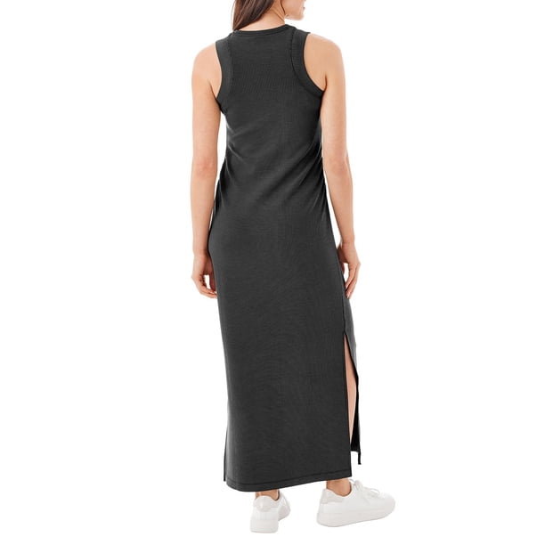 strapless open back dress Plus-Size Lace-Up Long Prom Dress with Side Drape Eggplant / 16 main image 0