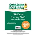 thumbnail image 3 of Quick Quack Car Wash $78 Value - 6 Shine Wash Packages, 3 of 3