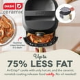thumbnail image 4 of Dash Ceramic Tasti-Crisp Express Air Fryer 2.6QT (Assorted Colors), 4 of 6