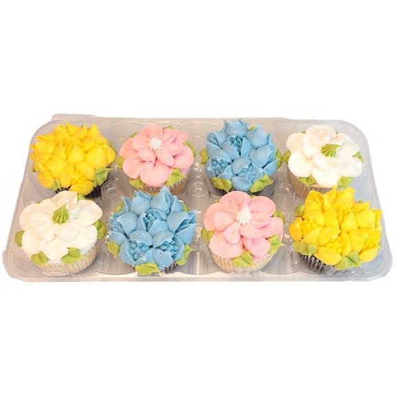 Member's Mark Floral Gourmet Cupcakes Variety Pack, 8 ct.