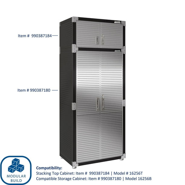 Seville Classics UltraHD Stacking Top Cabinet, 36” W x 24” D x