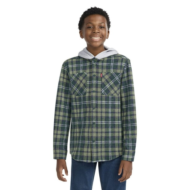 Levi's Boys Hooded Overshirt