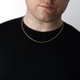 thumbnail image 6 of Semi Solid Rope Chain Necklace in 14K Gold, 6 of 9