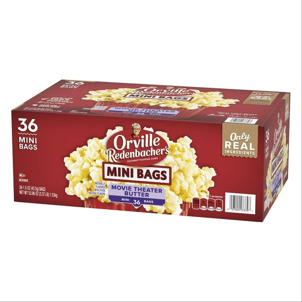 Orville Redenbacher's Movie Butter Microwave Popcorn, Mini Bags