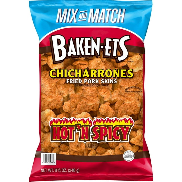 Baken-ets Hot and Spicy Flavored Fried Pork Skins (8.75 oz.)
