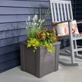 thumbnail image 11 of Step2 Lakewood Resin Dark Cedar Planter, Choose Type, 11 of 11