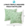 thumbnail image 5 of HGTV 2-Pack Autumn Bliss Triple Layer Jacquard Throw Pillow 22"x22", 5 of 5