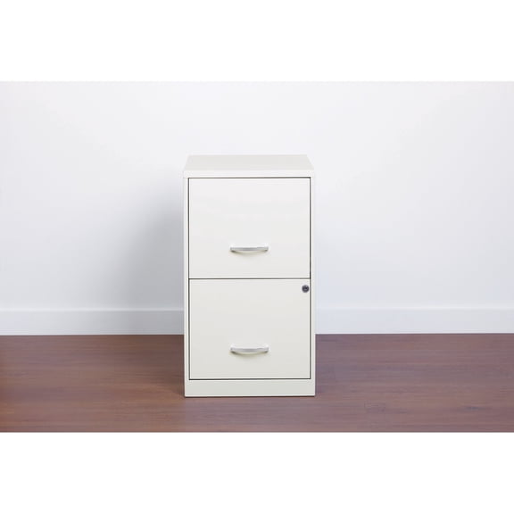 Hirsh 18" Deep 2 Drawer Letter Width Vertical File Cabinet, Choose Color