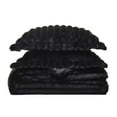 thumbnail image 2 of Member's Mark 3-Piece Channel Faux Fur Comforter Set, Assorted Sizes, 2 of 5