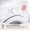 thumbnail image 8 of LG 7.4 cu. ft. Large Capacity Smart Front Load Gas Dryer with AI Sensor Dry, 8 of 12