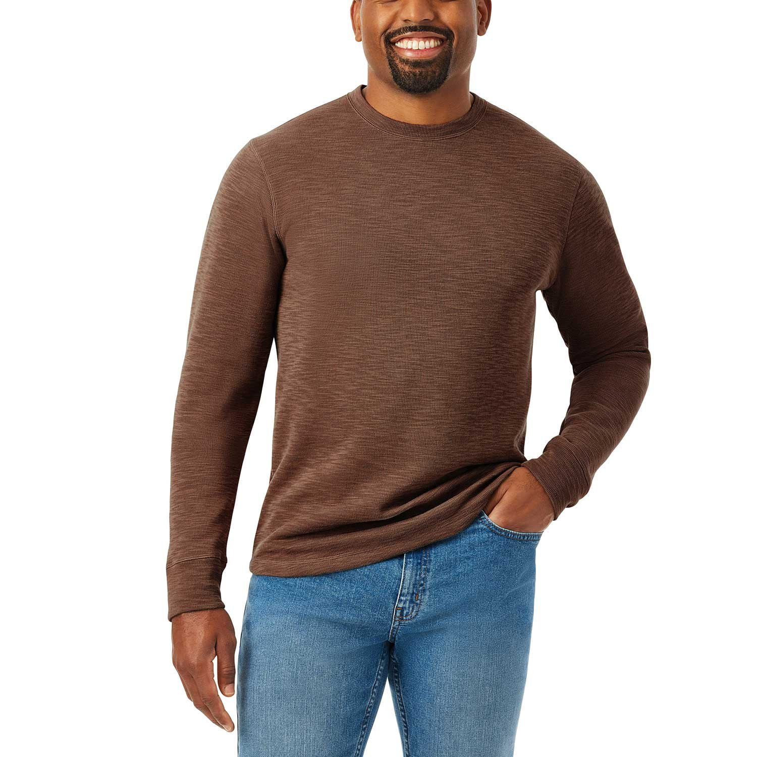 ★sale★TANGRAM×CLUBHAUS DOUBLE KNIT CREW Member's Mark Men's Double Knit Crewneck Long Sleeve