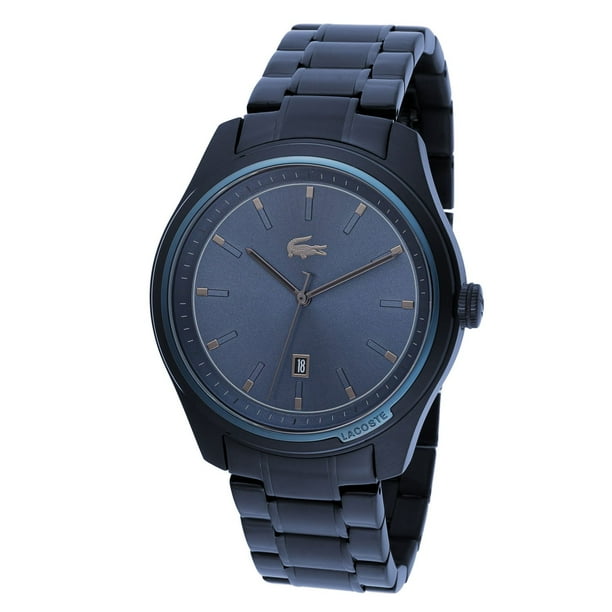新品同様 LACOSTE ネイビー カジュアルウォッチ Lacoste Musketeer Bracelet Watch, 43mm - Samsclub.com