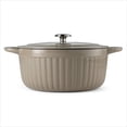 thumbnail image 3 of Tramontina 7-Qt Fluted Enameled Cast Iron Dutch Oven, 3 of 8