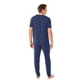 thumbnail image 3 of Dreammark Men's 2-Piece Jogger Pajama Set, 3 of 11