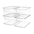 thumbnail image 7 of Clearly 4-Piece Clear Plastic Organizing Bin Set, 7 of 7