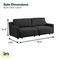 thumbnail image 3 of Serta Grant Queen Convertible Sofa, 3 of 9