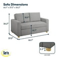thumbnail image 6 of Serta Tennyson Full Size Convertible Sofa, 6 of 14