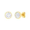 thumbnail image 1 of Lab Created Diamond Earrings in 14K Gold, 1 of 4