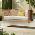 thumbnail image 1 of Cambridge Casual Salinas Teak Wicker Porch Swing, 1 of 9