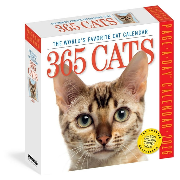 Cats Page-A-Day 365 2026 Calendar