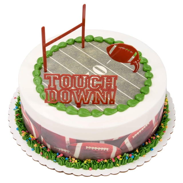 Football 10" Double Layer Cake