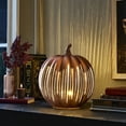thumbnail image 1 of Member's Mark Pre-Lit Rotating Shimmer Pumpkin, 1 of 3